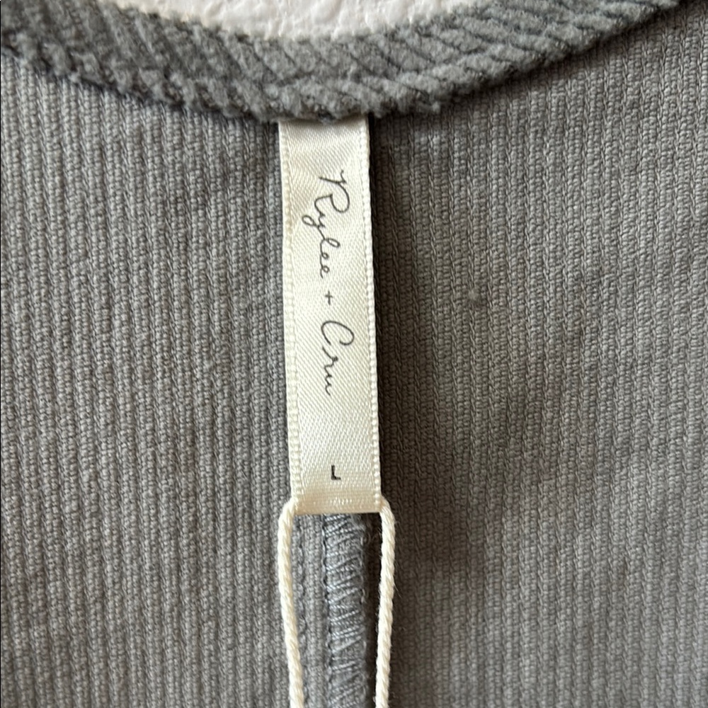 Rylee + Cru Gray Midi Dress - Picture 4 of 6
